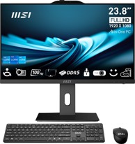 MSI AiO računalo Pro AP242P 14M-813EU / Intel Core i7-14700, 23.8", 1920 x 1080, 16 GB RAM, 1 TB SSD, bez OS, crna